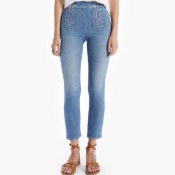 MOTHER Blue Skinny Jeans - Picture 1 of 9